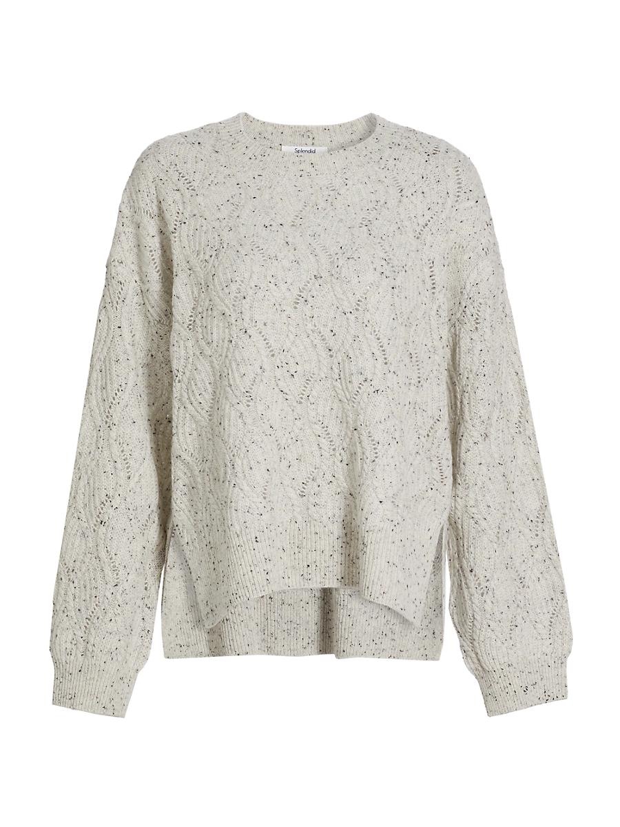 Womens Diana Cable-Knit Sweater Product Image