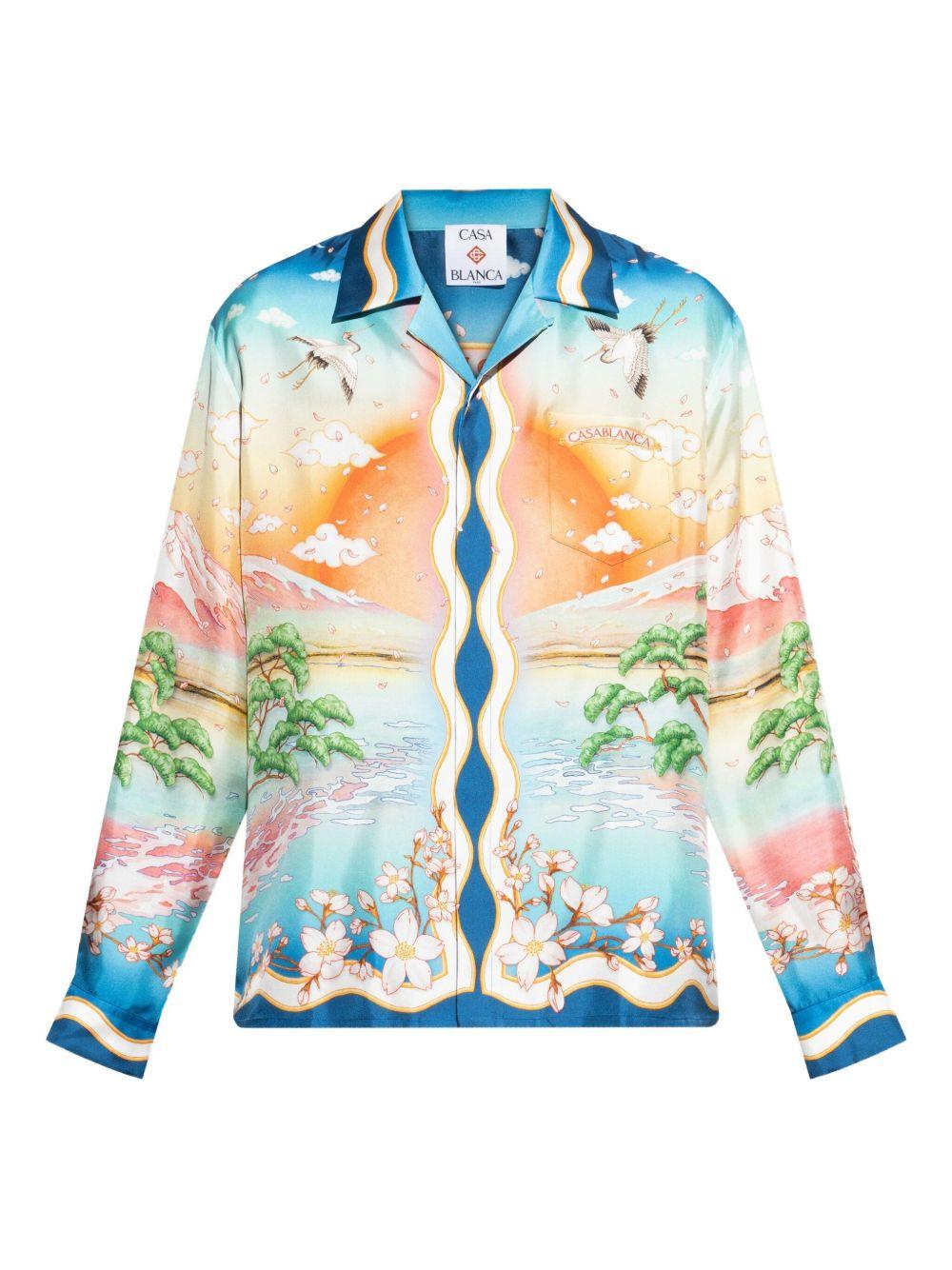 silk shirt Product Image