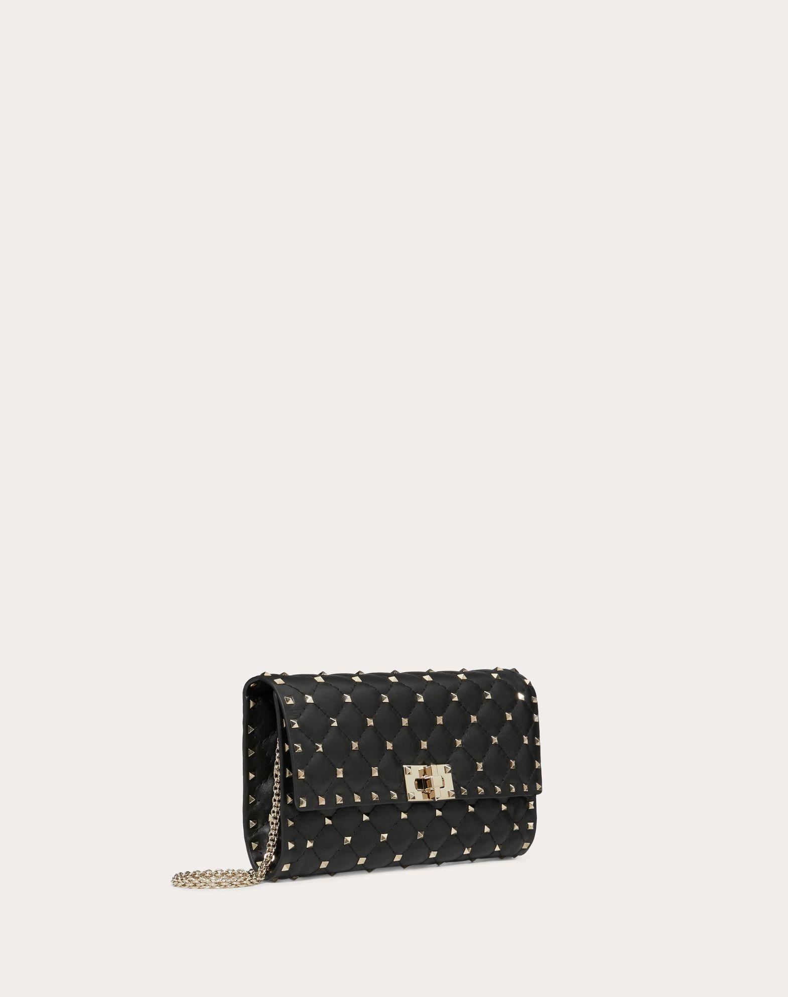 Rockstud Spike Nappa Leather Crossbody Clutch Bag Product Image