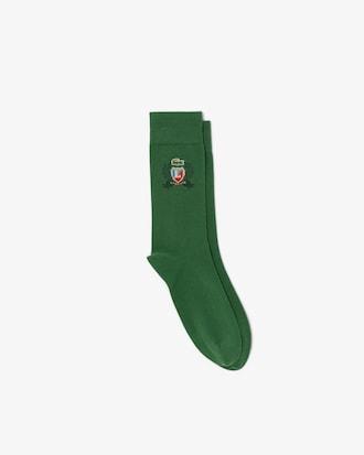 Jacquard Shield Accent Socks Product Image