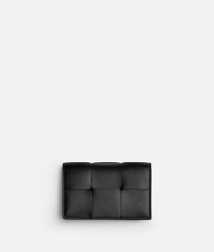 Men's Cassette Business Card Case in Black/parakeet Product Image