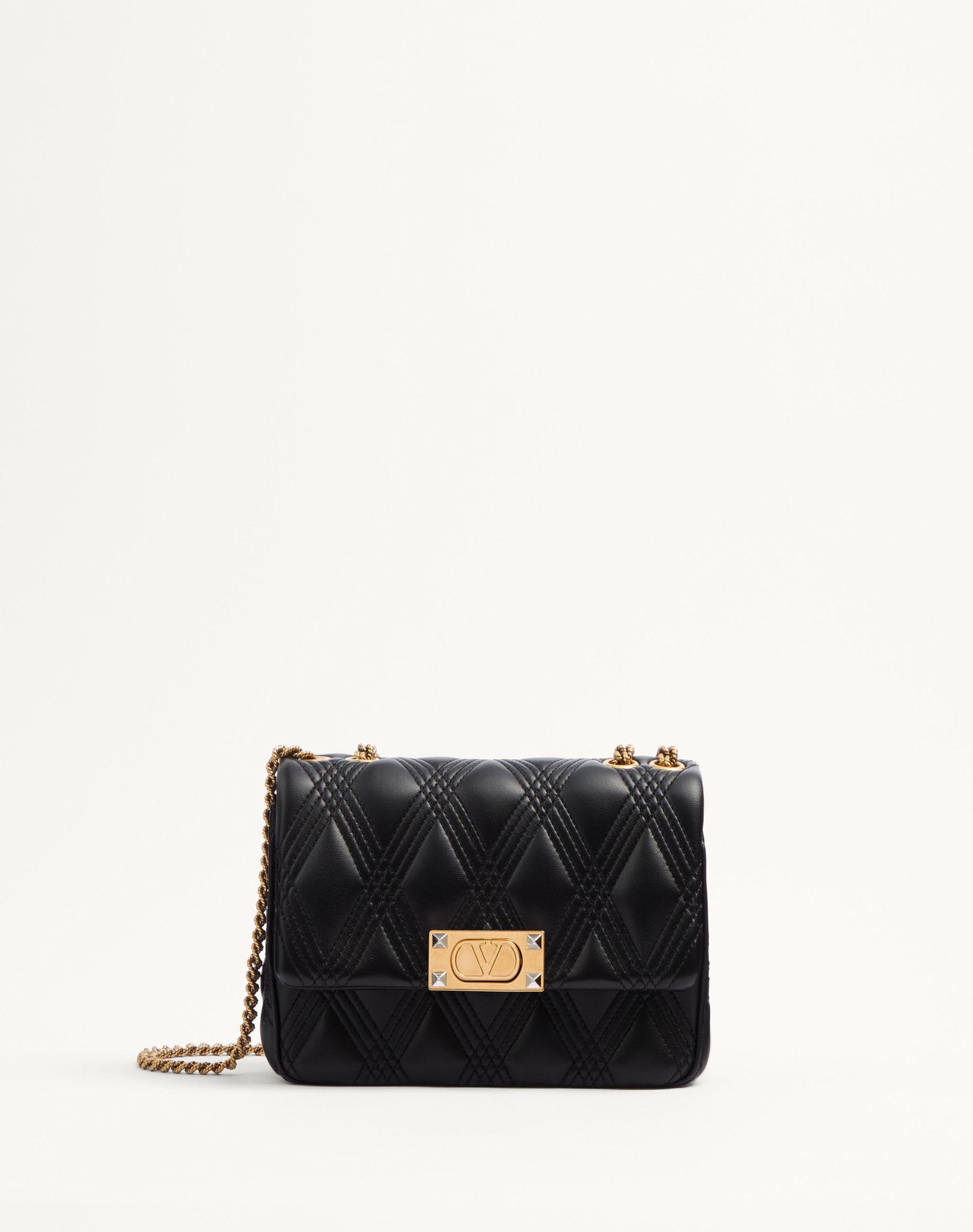 Valentino Garavani Quiltie 67 Medium Shoulder Bag In Quilted Nappa Leather Product Image