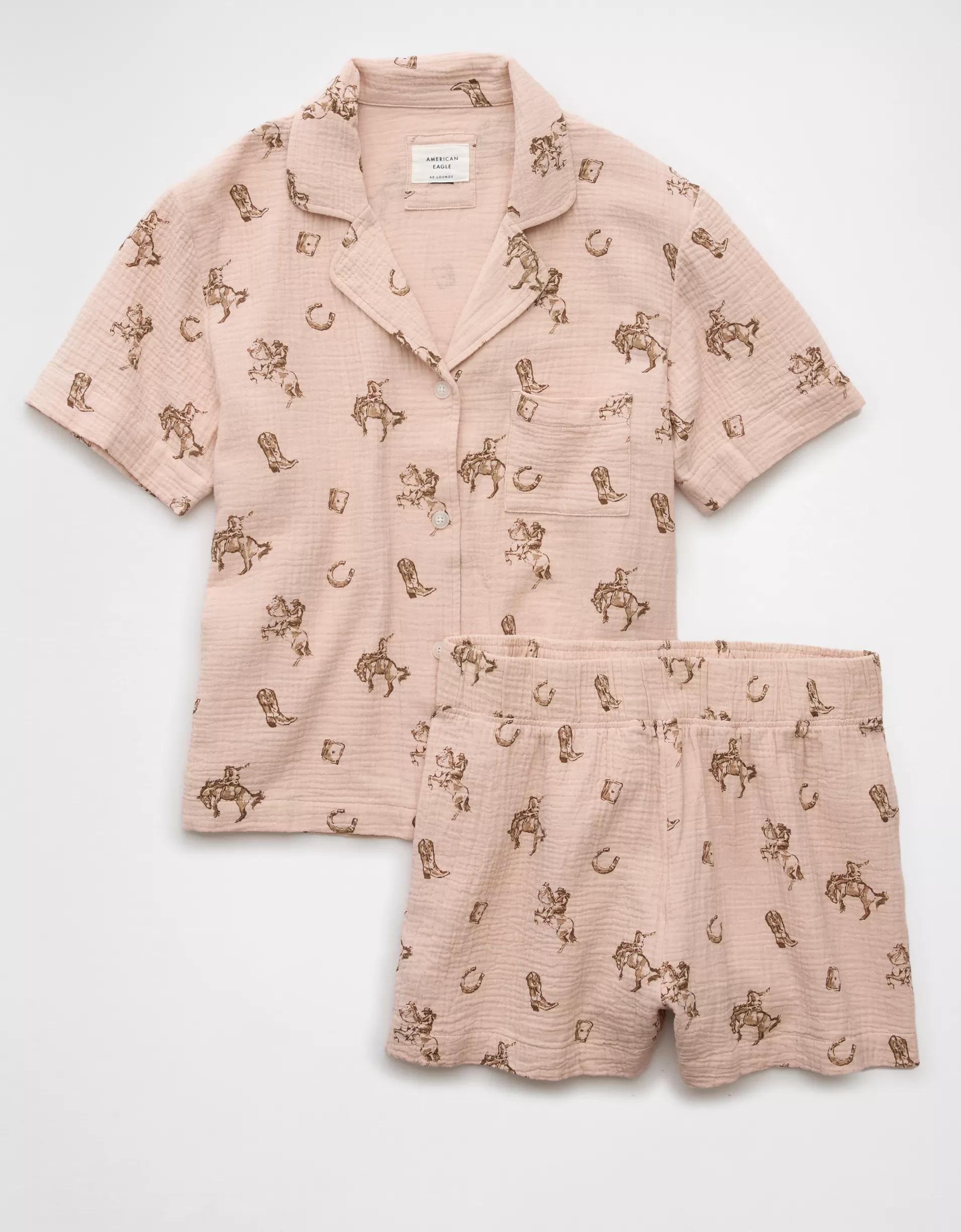 AE Western Cotton Gauze PJ Set Product Image