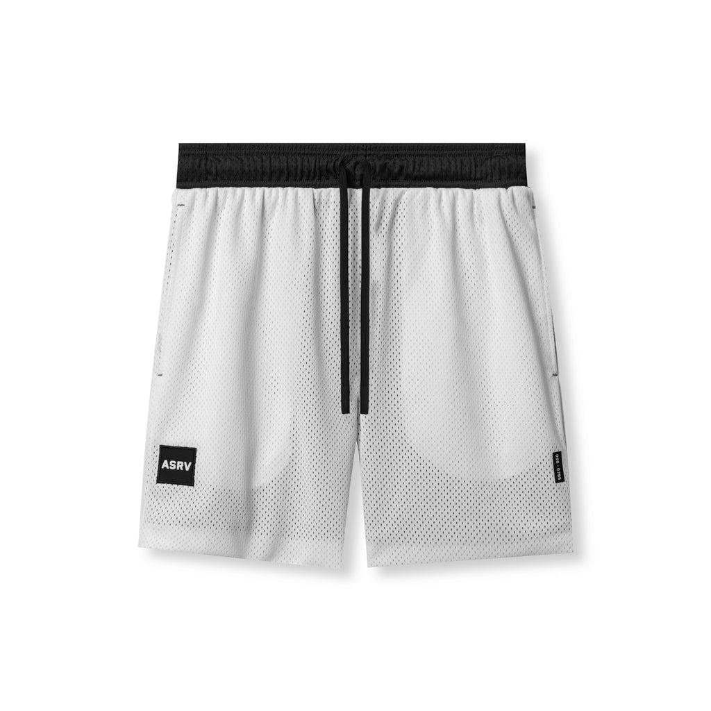0795. SilverPlus™ Mesh Reversible Short - Black/White Male Product Image