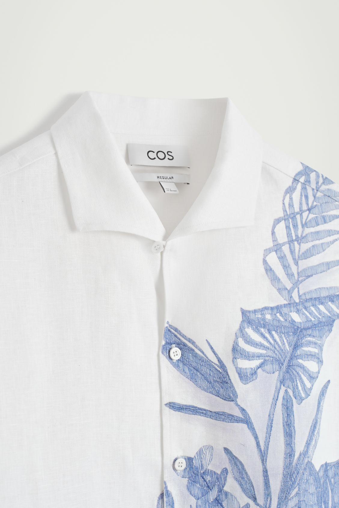 LINEN SHORT-SLEEVED SHIRT Product Image