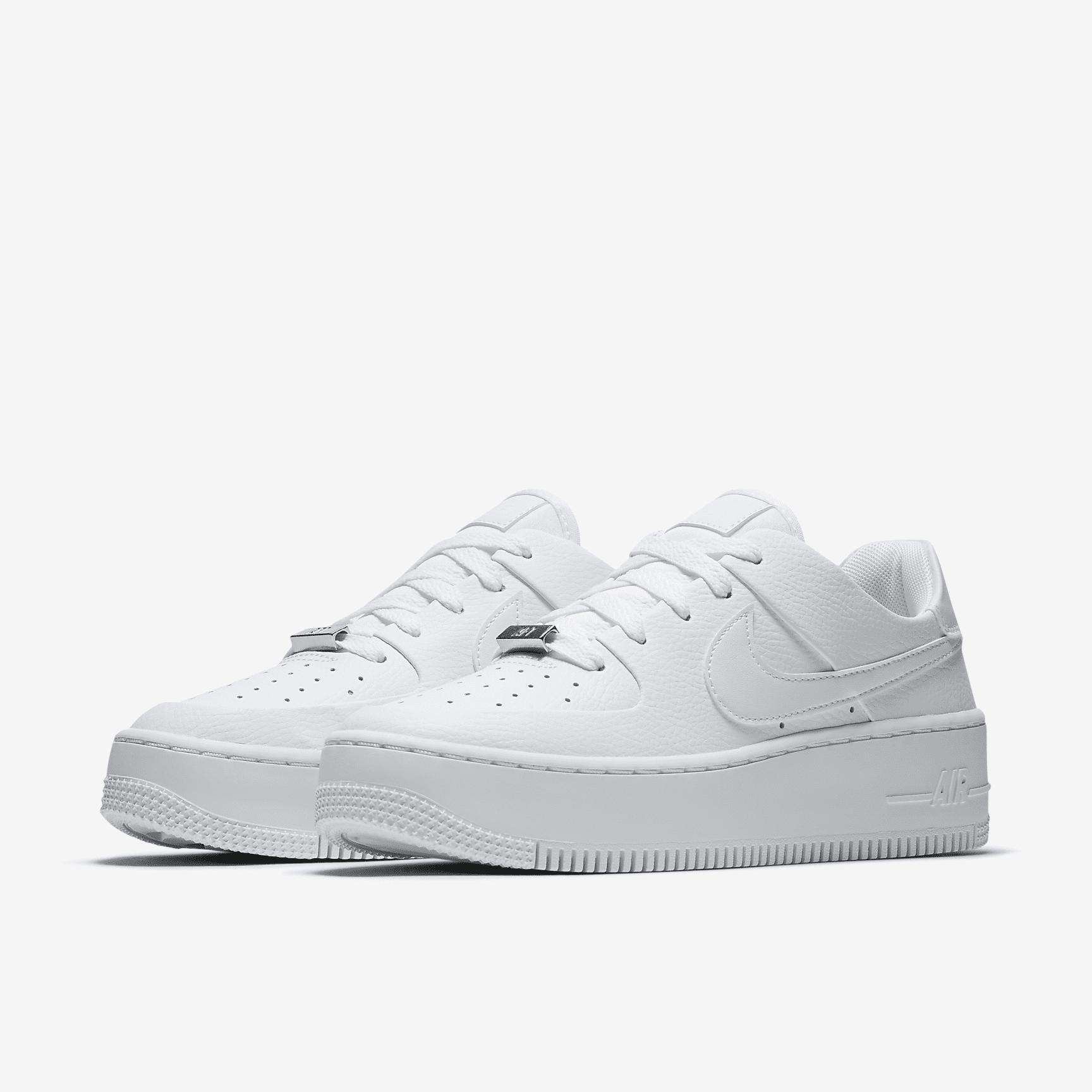 Nike Womens Air Force 1 Sage Low Shoes | AR5339-100 Product Image
