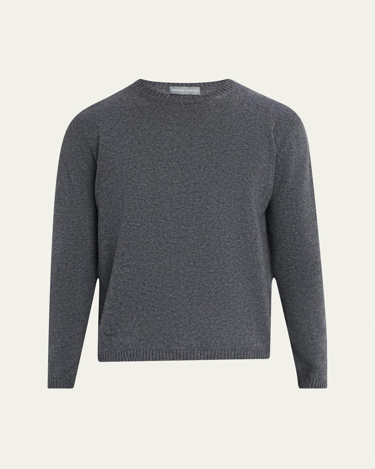 Mens Cashmere Crewneck Sweater Product Image