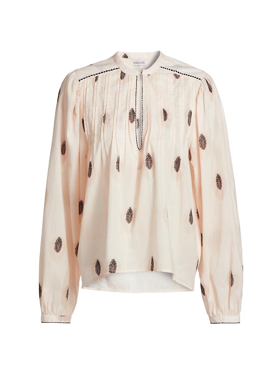 Womens Florida Violet Cotton Blouse Product Image