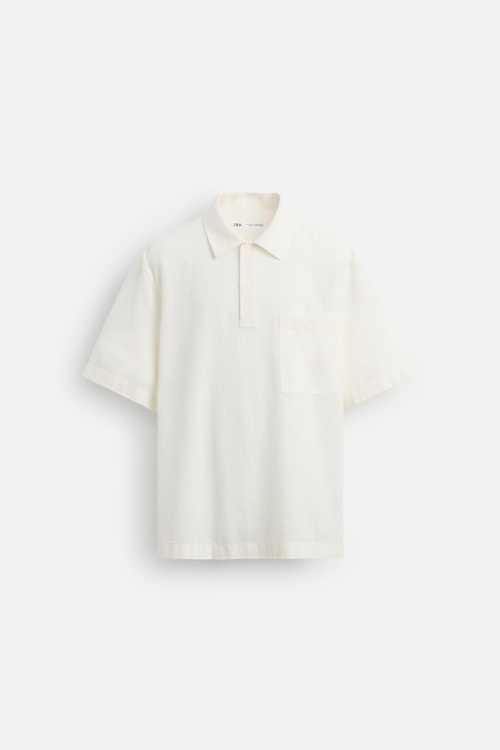 JACQUARD CHECK POLO SHIRT Product Image