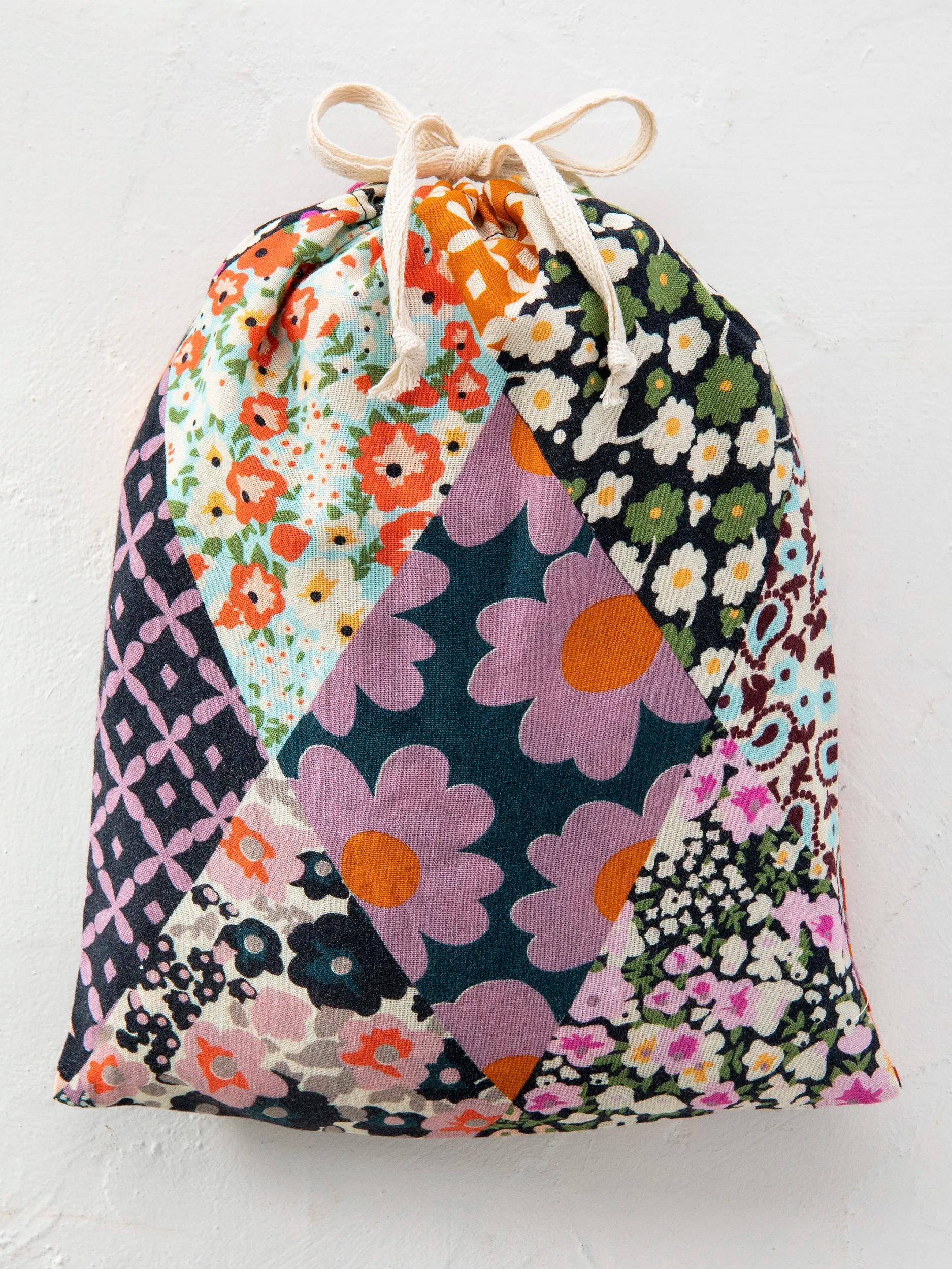 Skirt-In-A-Bag - Floral Diamonds Patchwork Product Image
