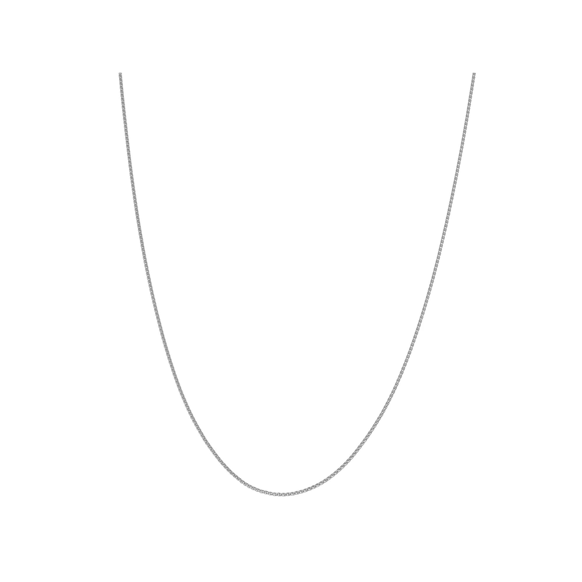 14k White Gold Wheat Chain Necklace, Women's, Size: 22", 14k Whgold Product Image