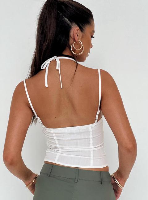 Trynia Top White Product Image
