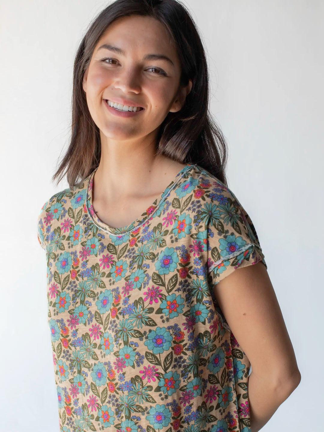 Frankie Knit Cotton Tee Midi Dress Product Image