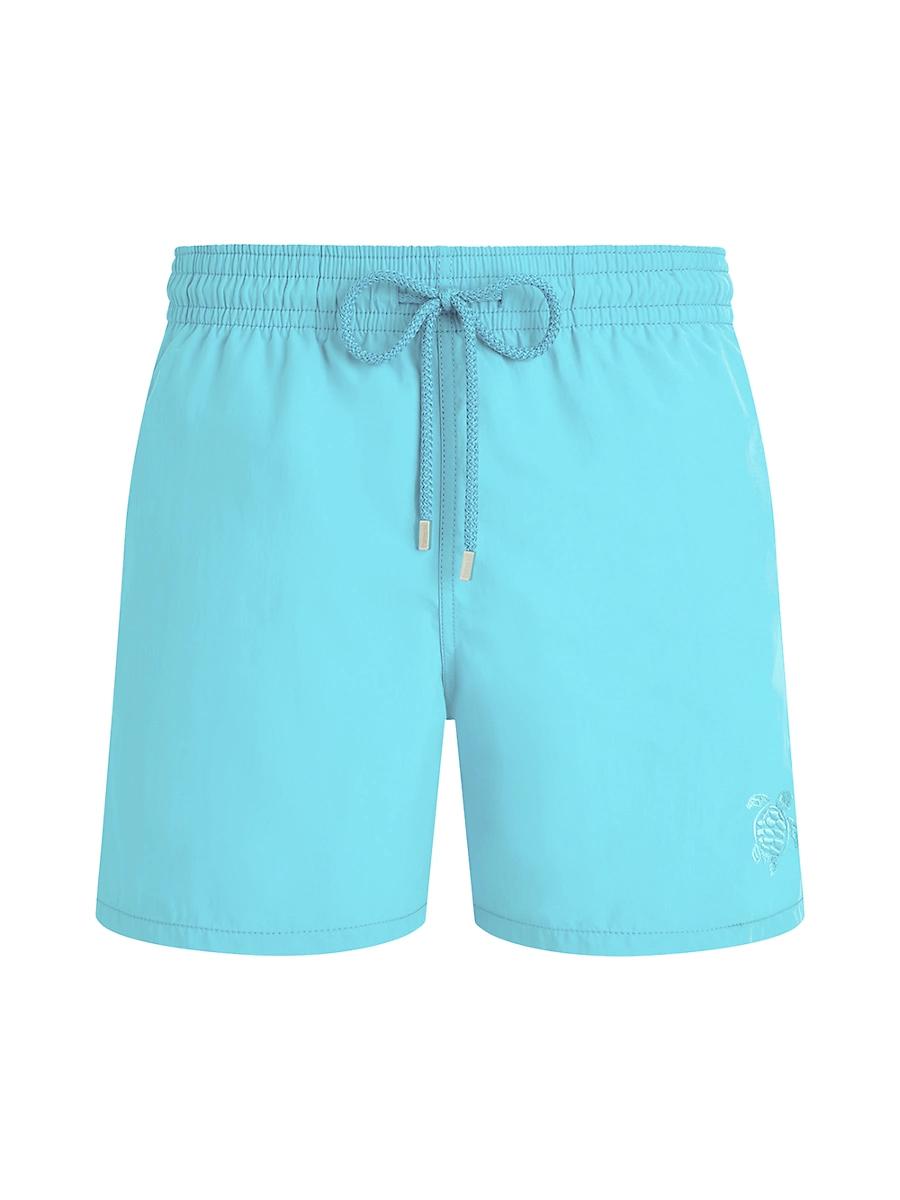 Vilebrequin Men's Ronde Des Tortues Aqua Reactive Swim Shorts Product Image