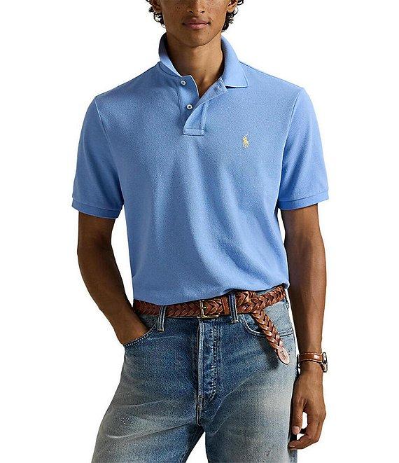 Polo Ralph Lauren Classic Fit Solid Cotton Mesh Polo Shirt Product Image