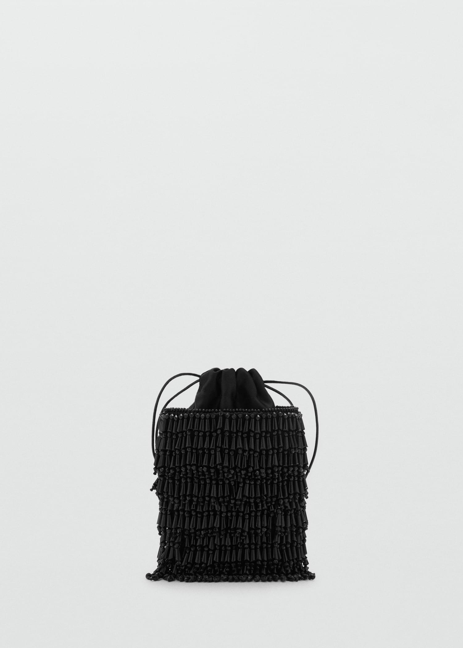 Beaded handbag - Women | MANGO USA Product Image