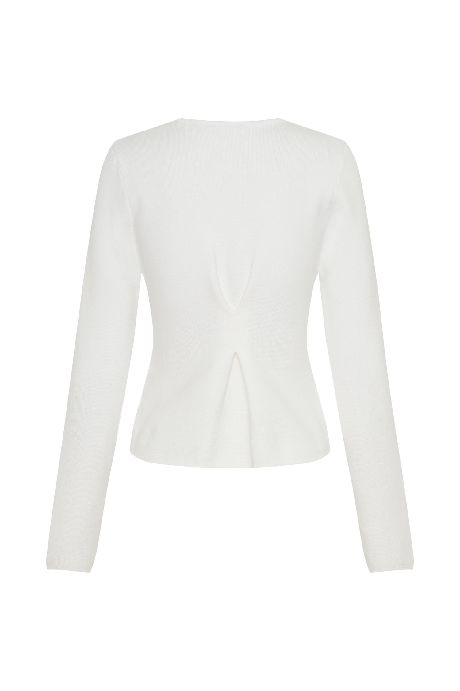 Veda Wide Sleeve Knit Cardigan - White Product Image