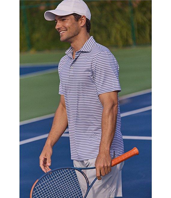 Southern Tide Brrr°-Eeze Breezy Point Stripe Short Sleeve Polo Shirt Product Image