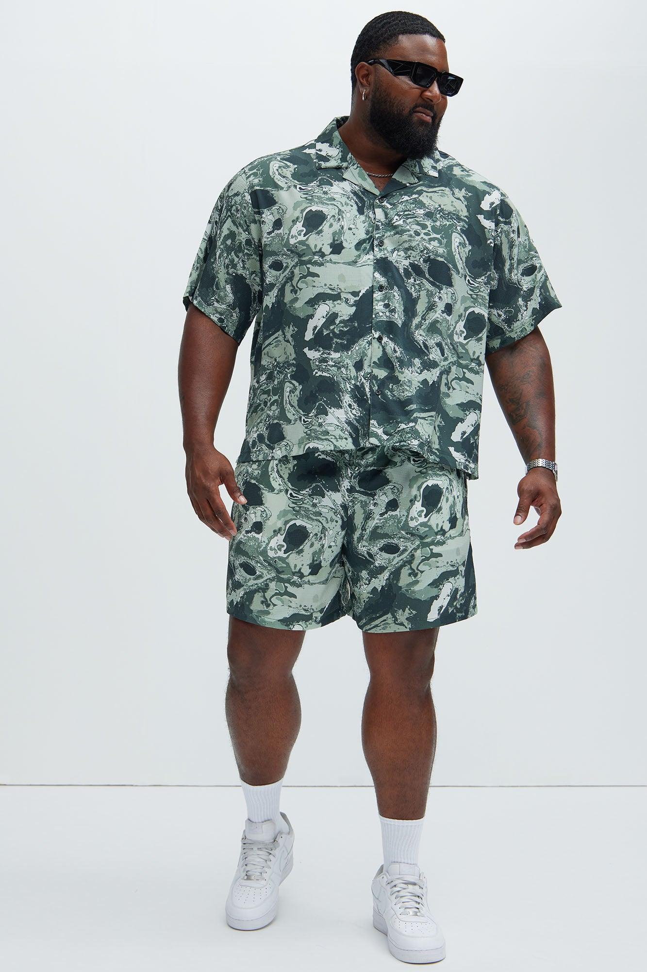 Caspian Textured Shirt - Black/combo Product Image