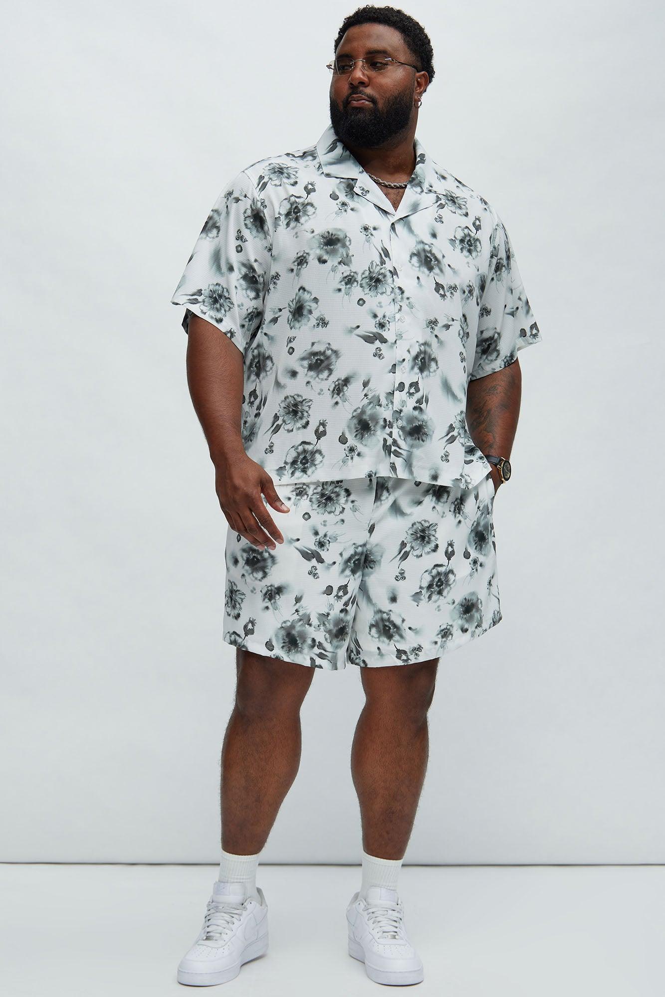 Garth Watercolor Floral Shirt - White/combo Product Image