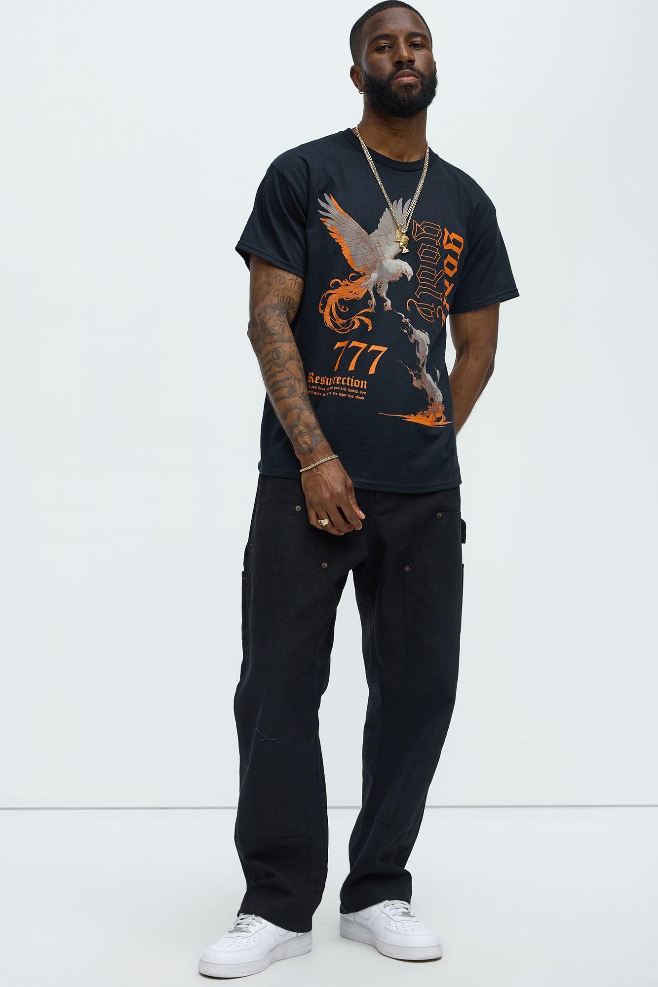 Godly Resurrection Short Sleeve Tee - Black Product Image