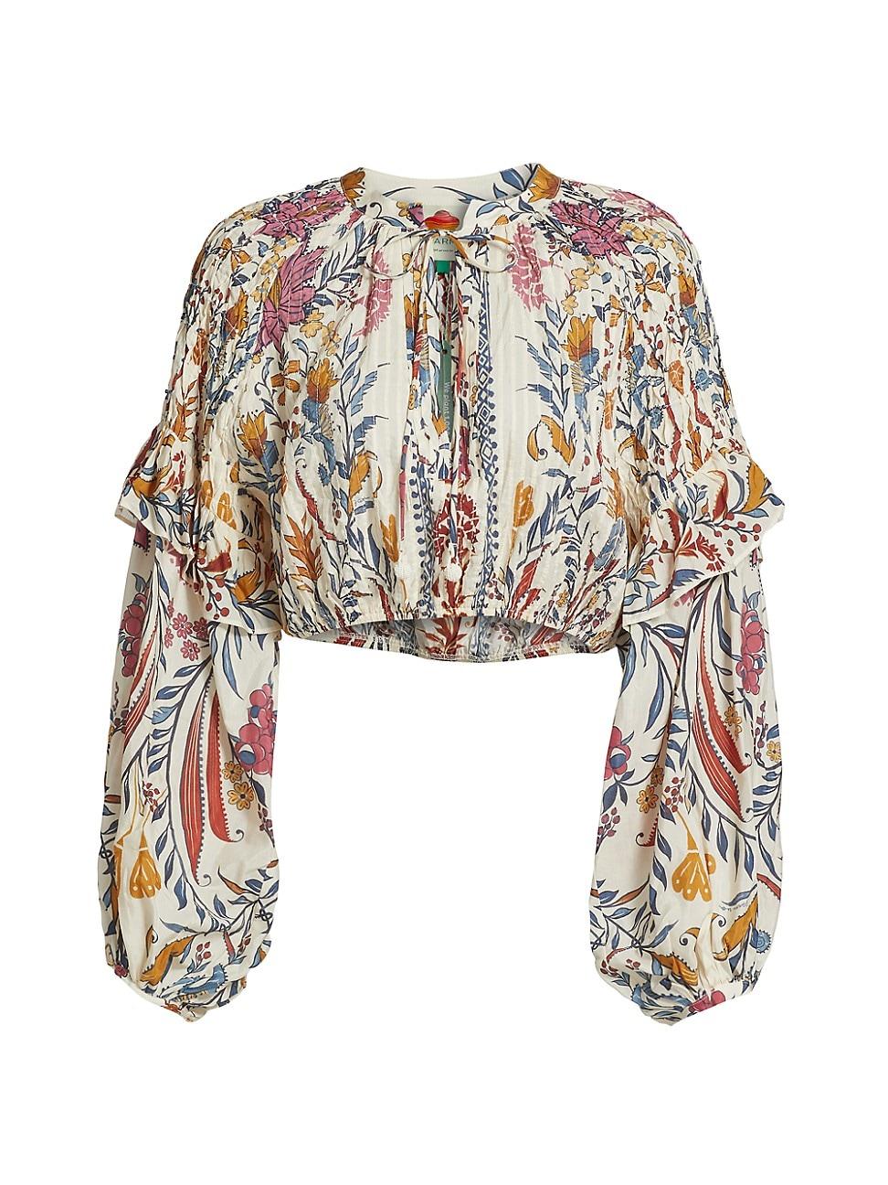 Womens Romantic Lightness Long-Sleeve Blouse Product Image