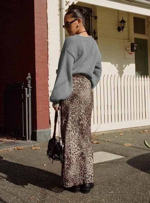 Manda Maxi Skirt Leopard Product Image