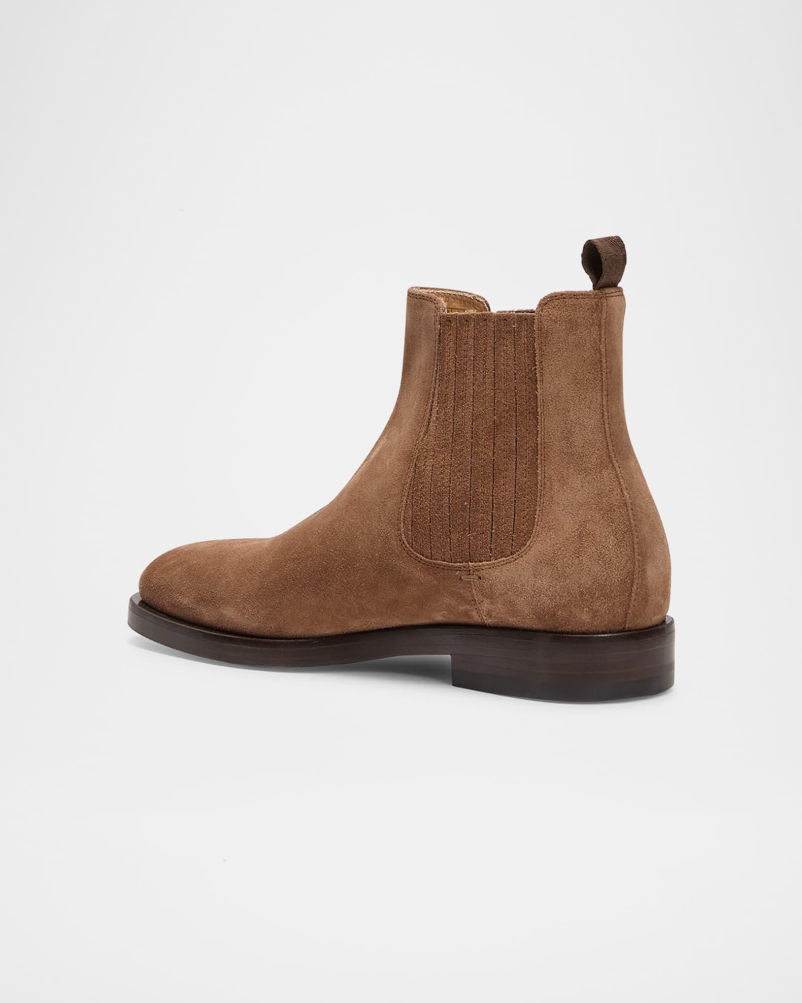 Men's Suede Chelsea Ankle Boots Product Image