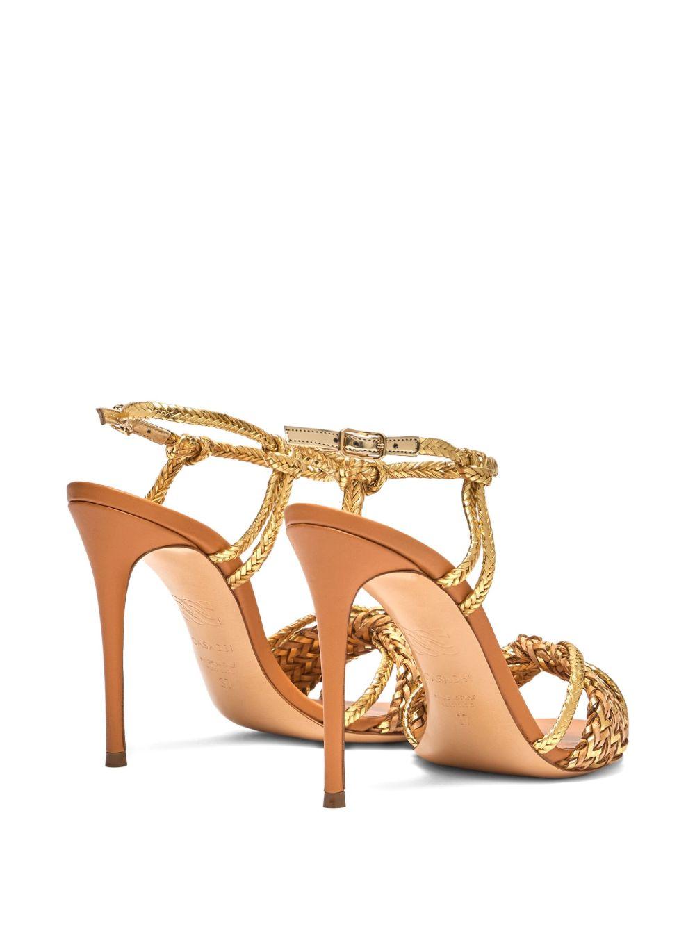 100mm braided-strap heeled sandals Product Image