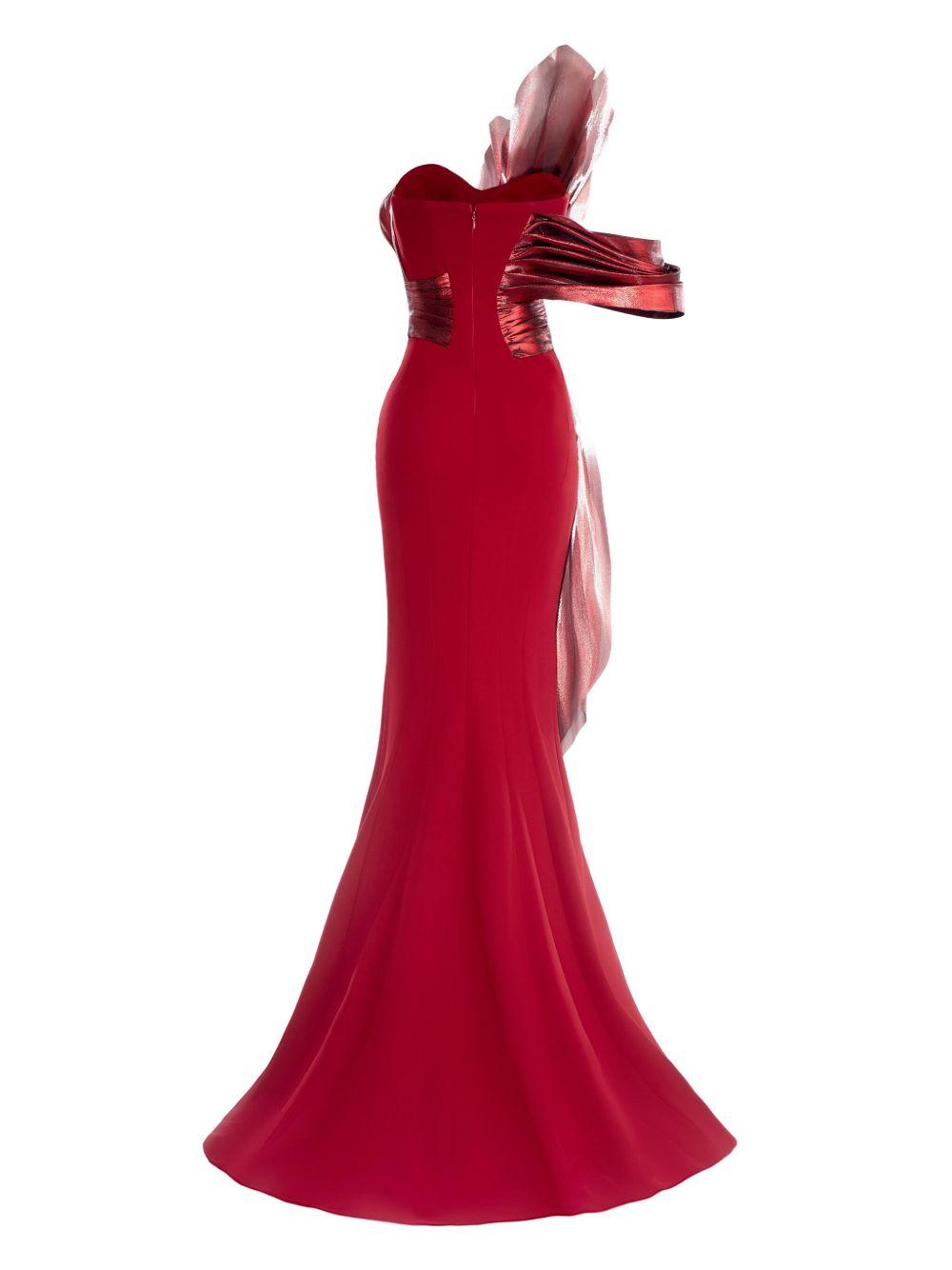 asymmetric gown Product Image