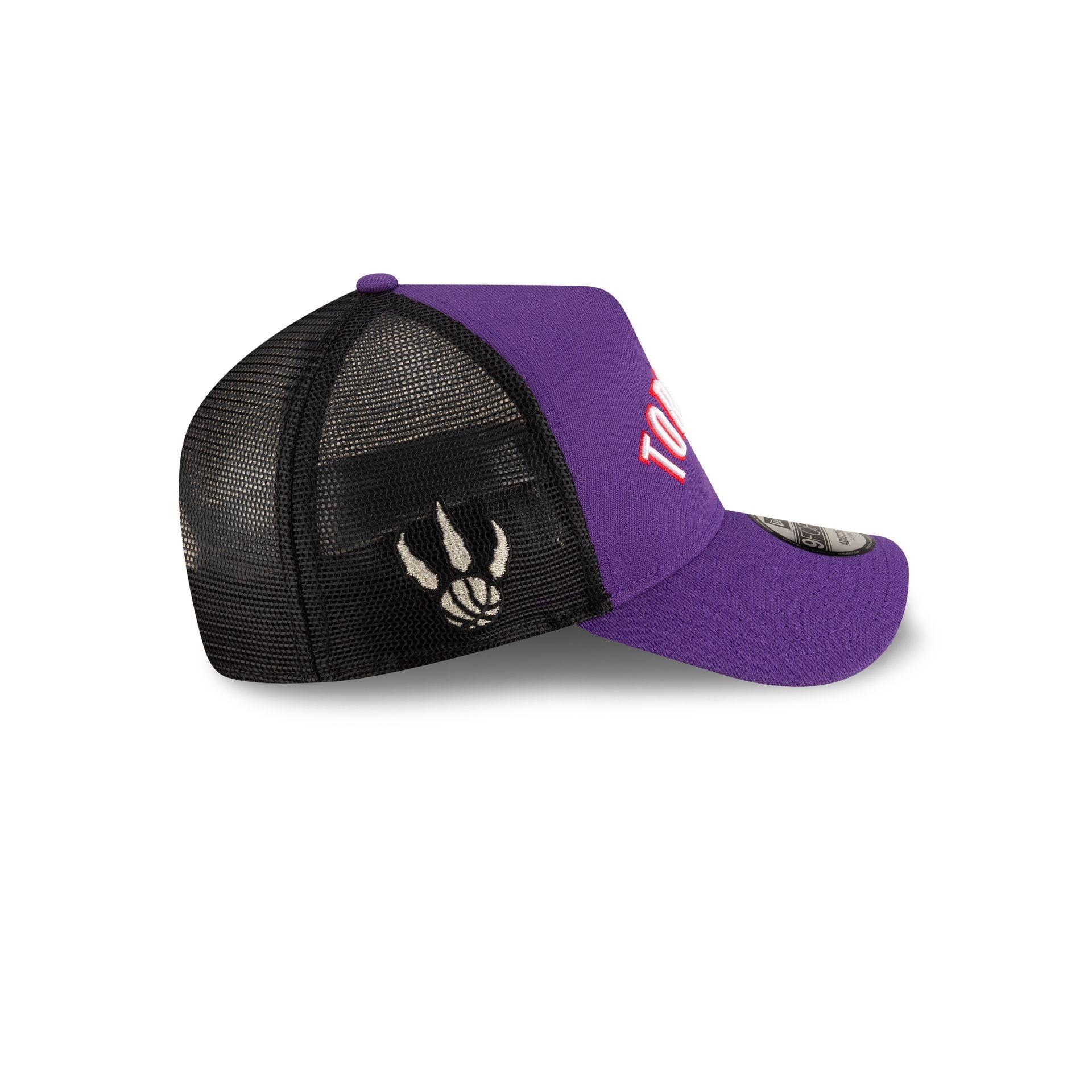 Toronto Raptors Classic Edition 9FORTY A-Frame Trucker Hat Male Product Image