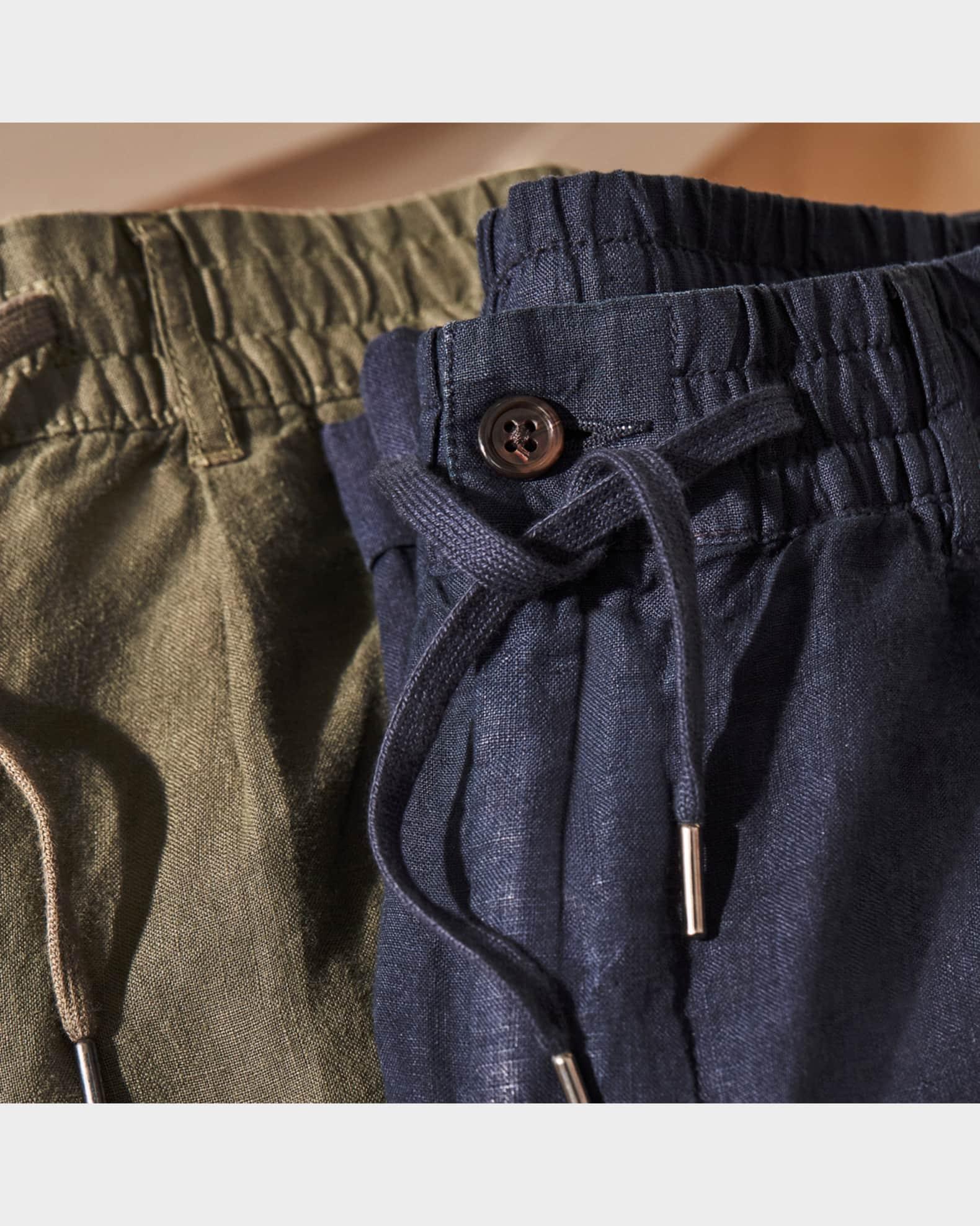 Men's Prepster Slim Tapered Linen Pants Product Image