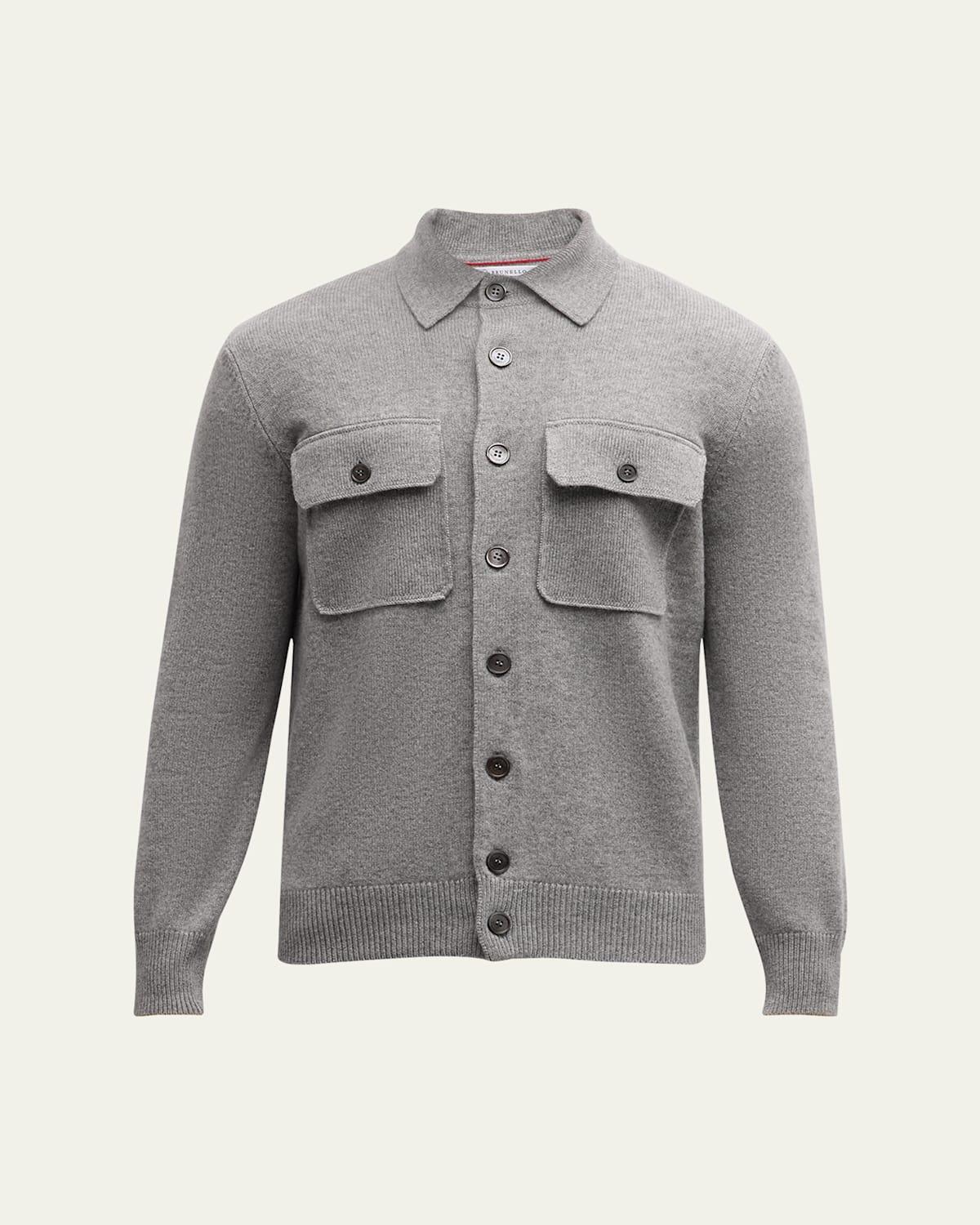 Mens Cashmere Overshirt Product Image