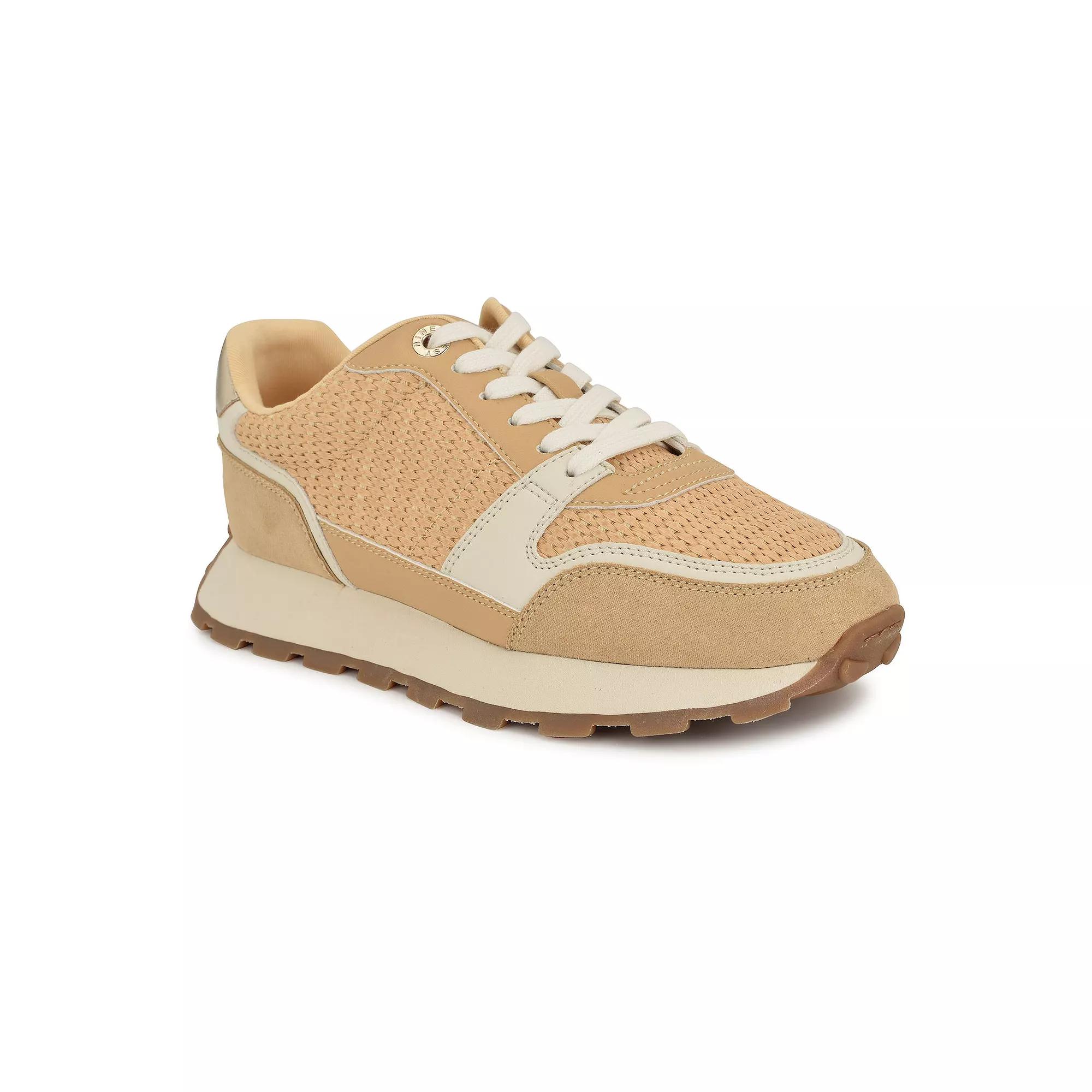 Nine West Kalah Casual Lace-Up Round Toe Sneakers, Womens Product Image