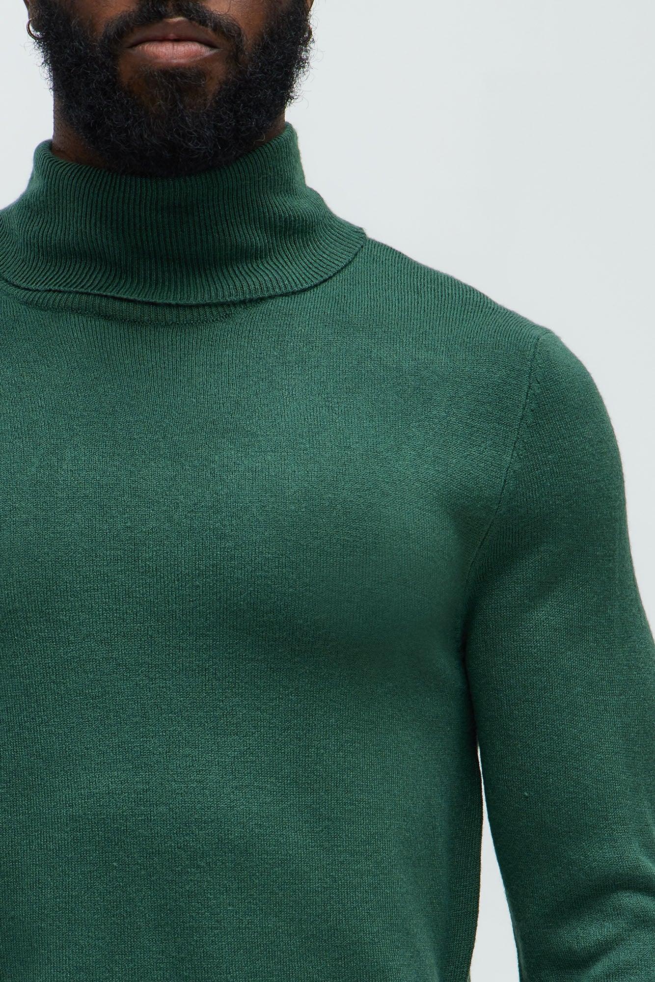 DeAngelo Turtleneck Sweater - Hunter Male Product Image