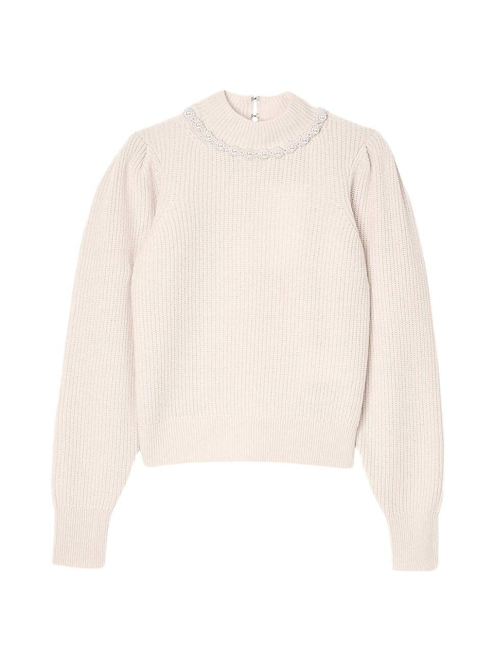 Womens Ribbed Wool and Cashmere Jumper Product Image