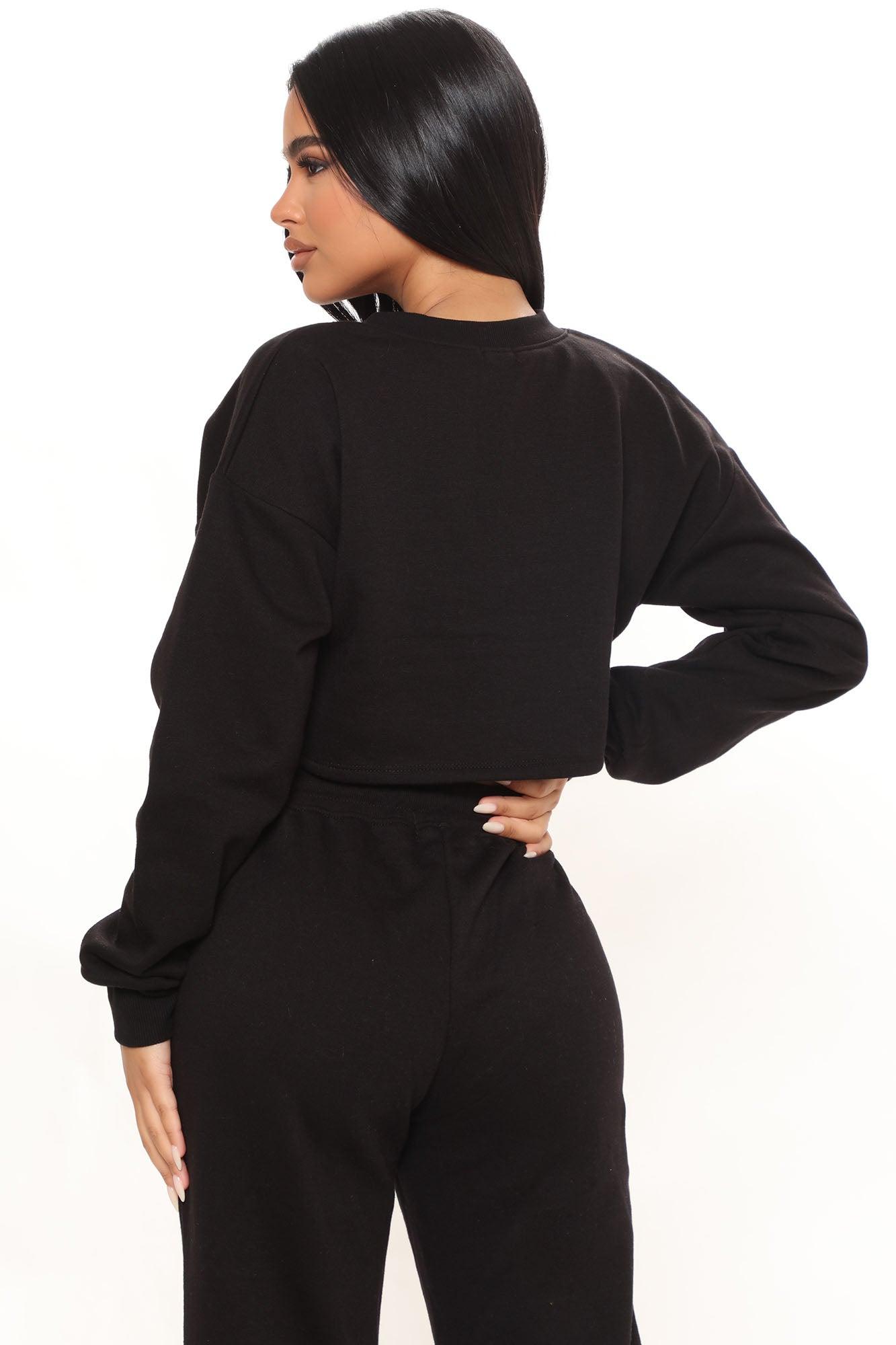 Doing Things Jogger Set - Black Product Image