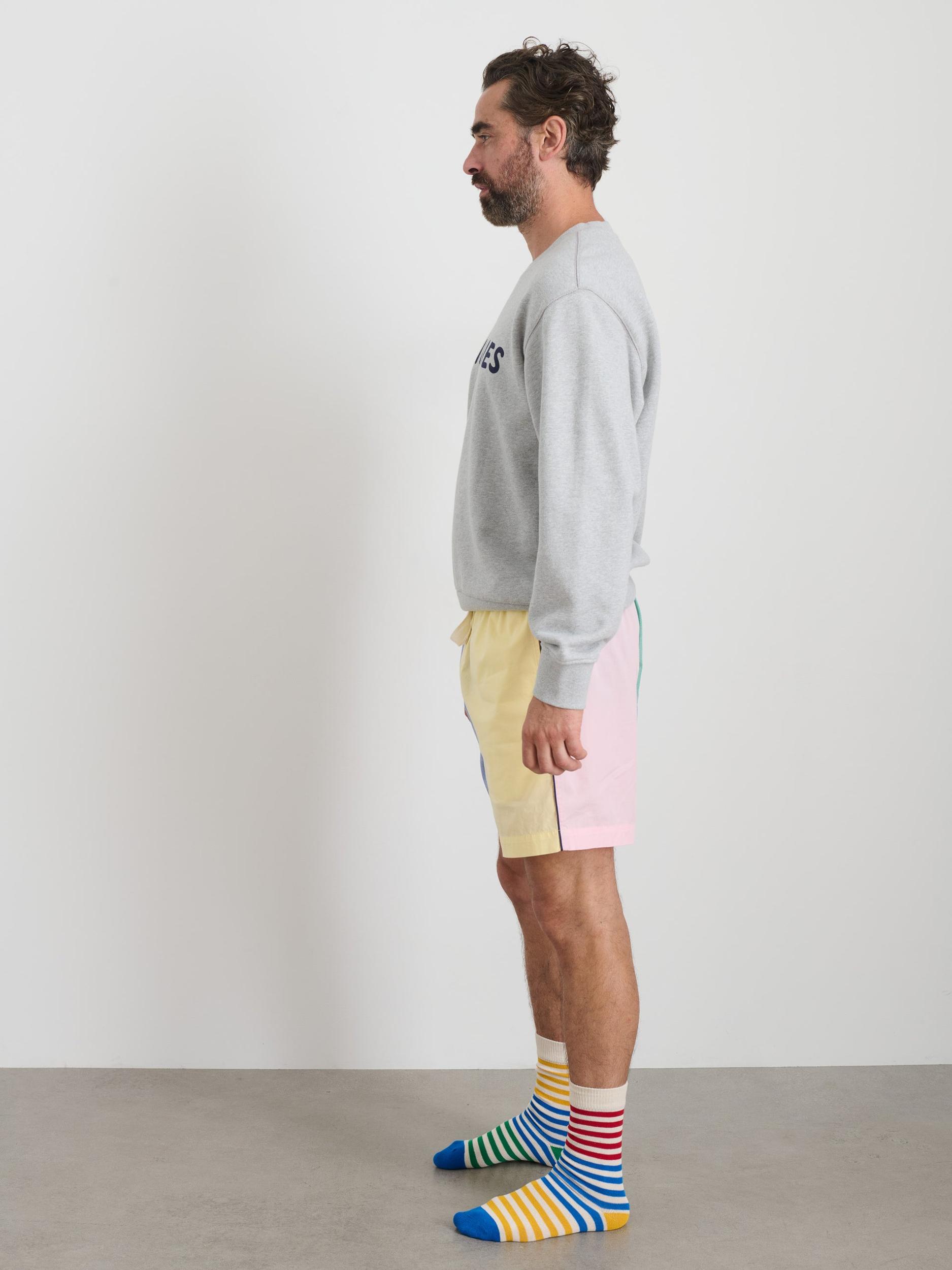 P'Jimmies Sleep Short in Colorblock Product Image