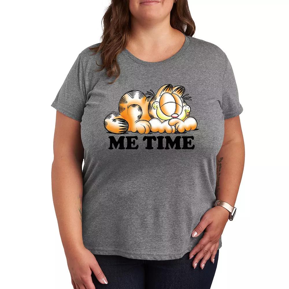 Plus Garfield Me Time Sketch Graphic Tee, Women's,  Product Image