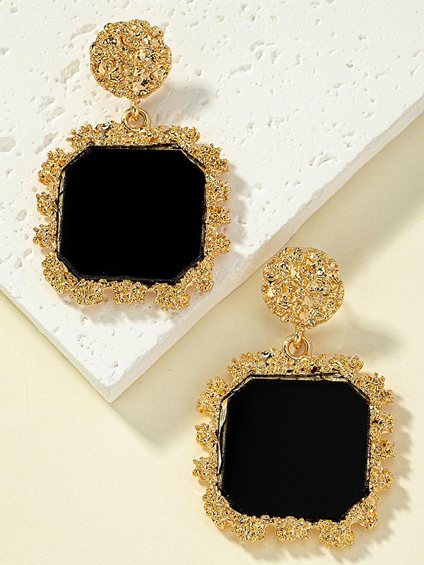 Geometric Drop Earrings Product Image