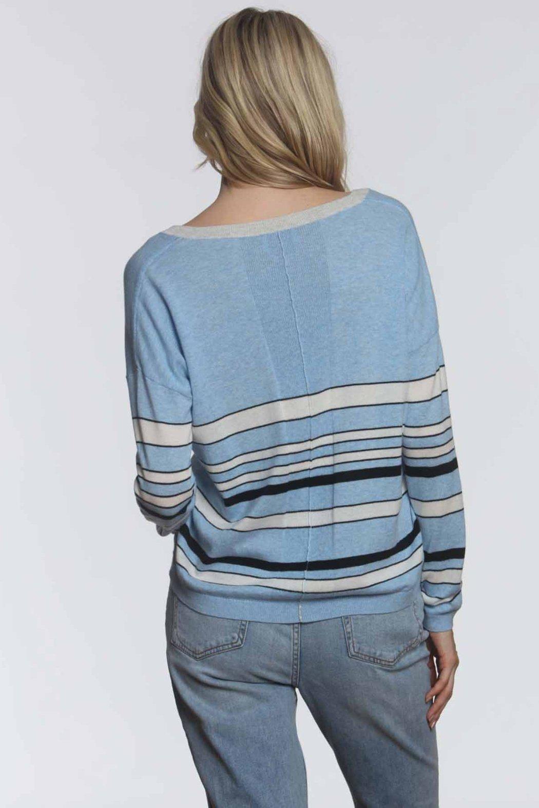 Striped Shirt V-Tee Product Image
