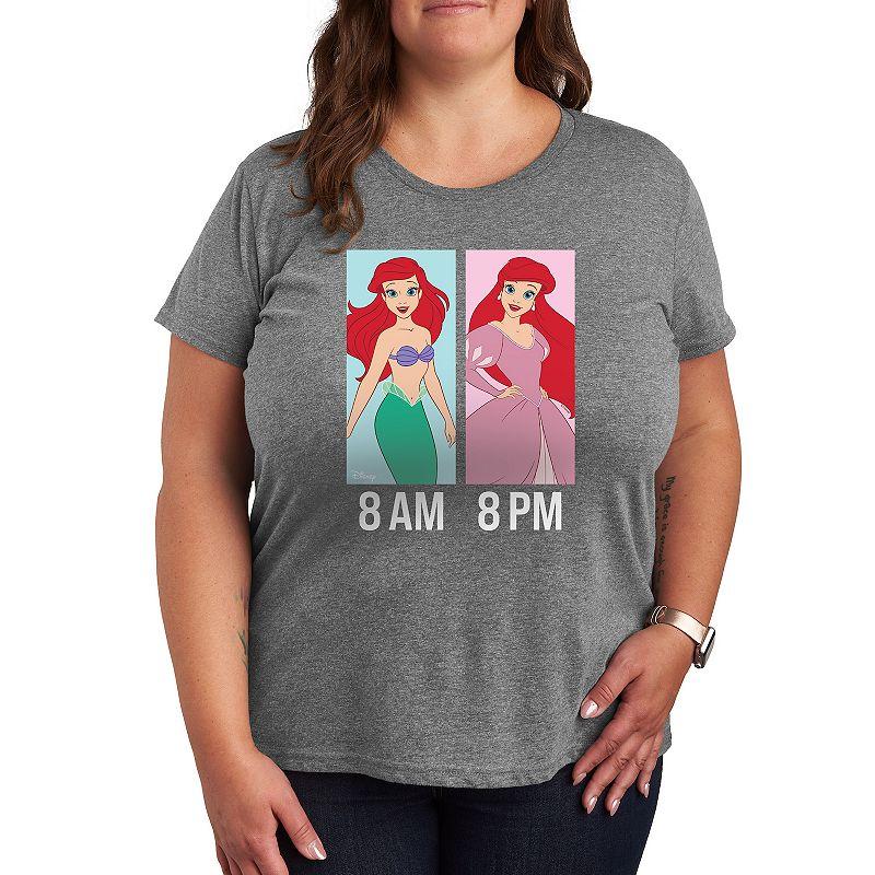Disney Princess Ariel Plus AM to PM Graphic Tee, Women's,  Product Image