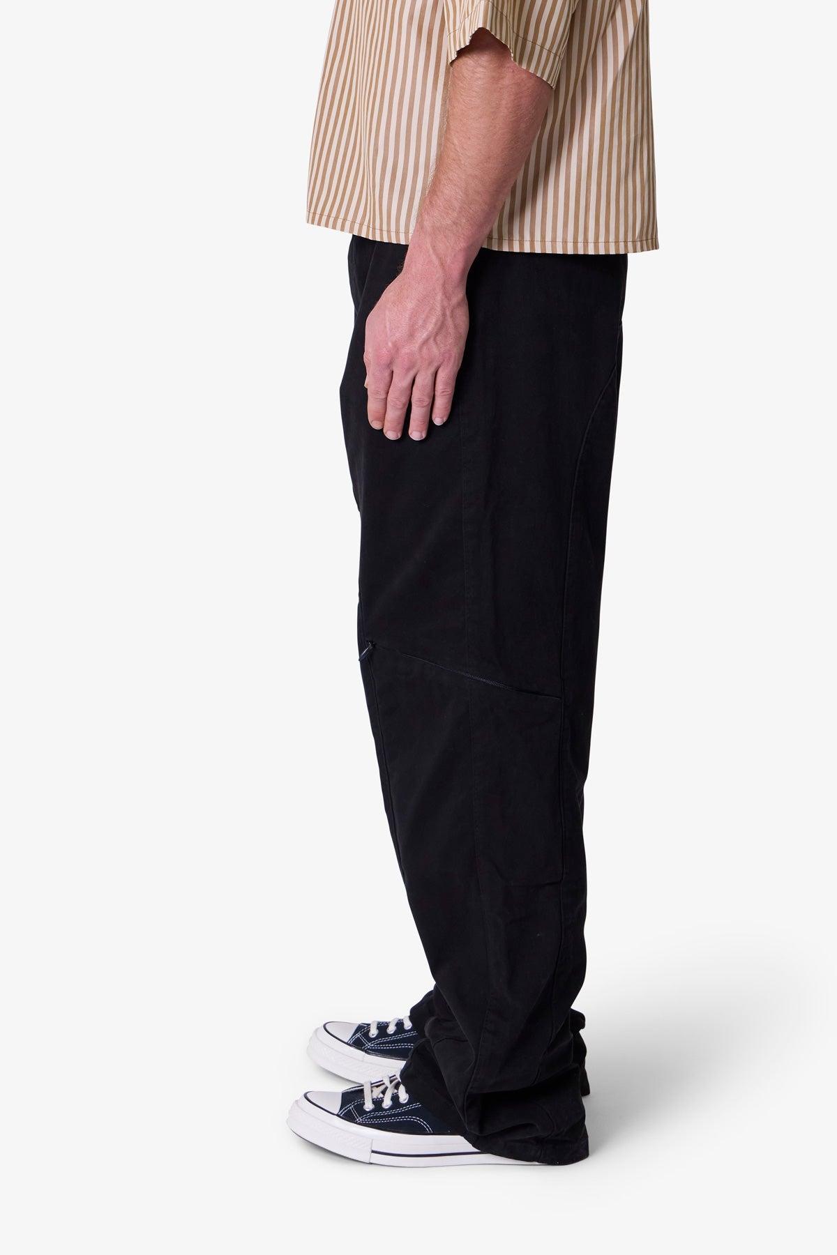 Secret Zipper Cargo Pants - Black Product Image