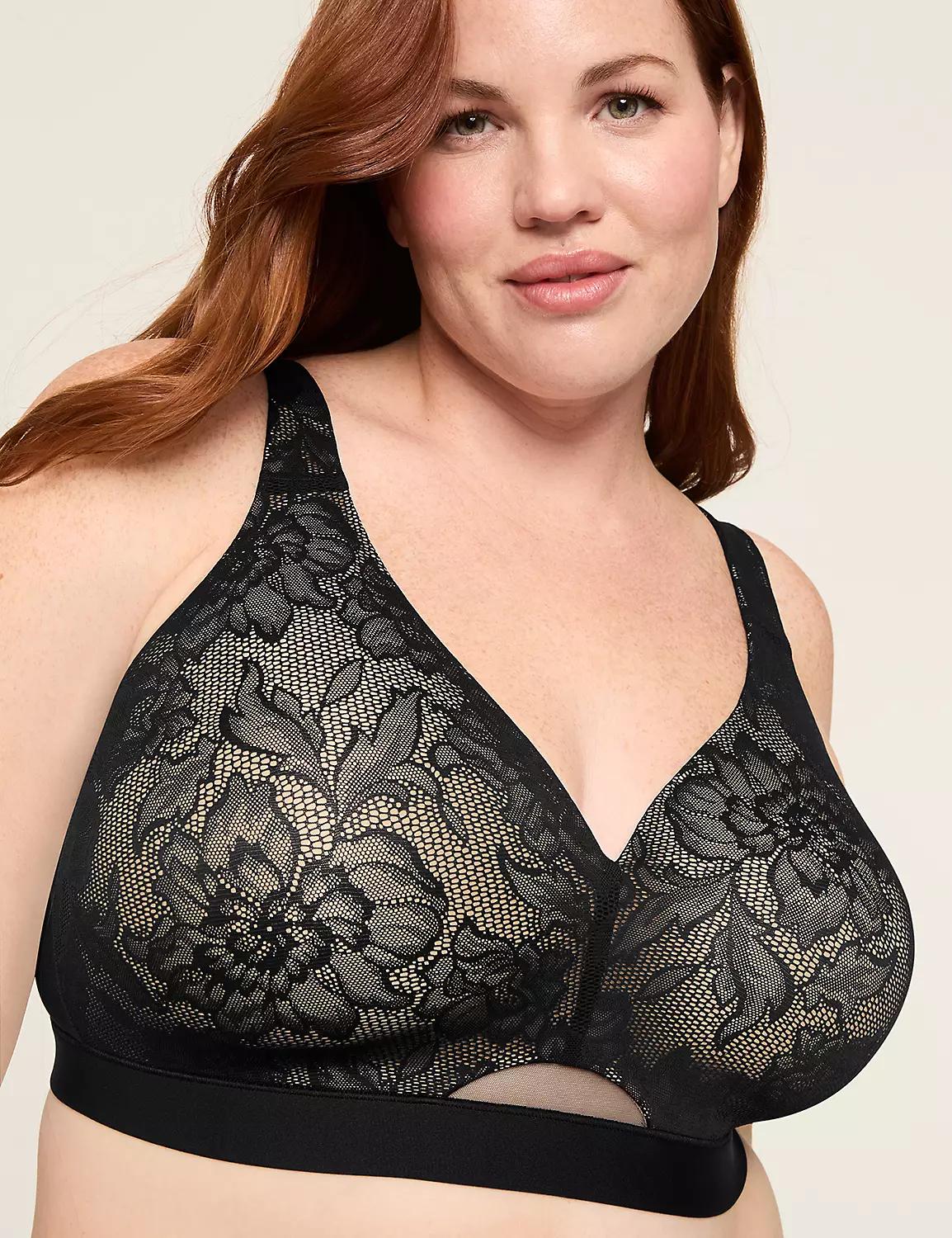 Comfort Bliss Lightly Lined No-Wire Bra With Lace Product Image