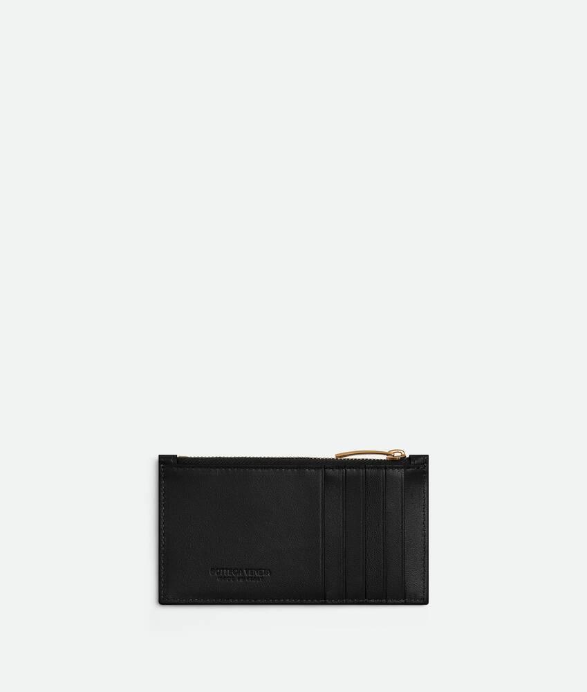 Women's Cassette Zipped Card Case in Black Product Image