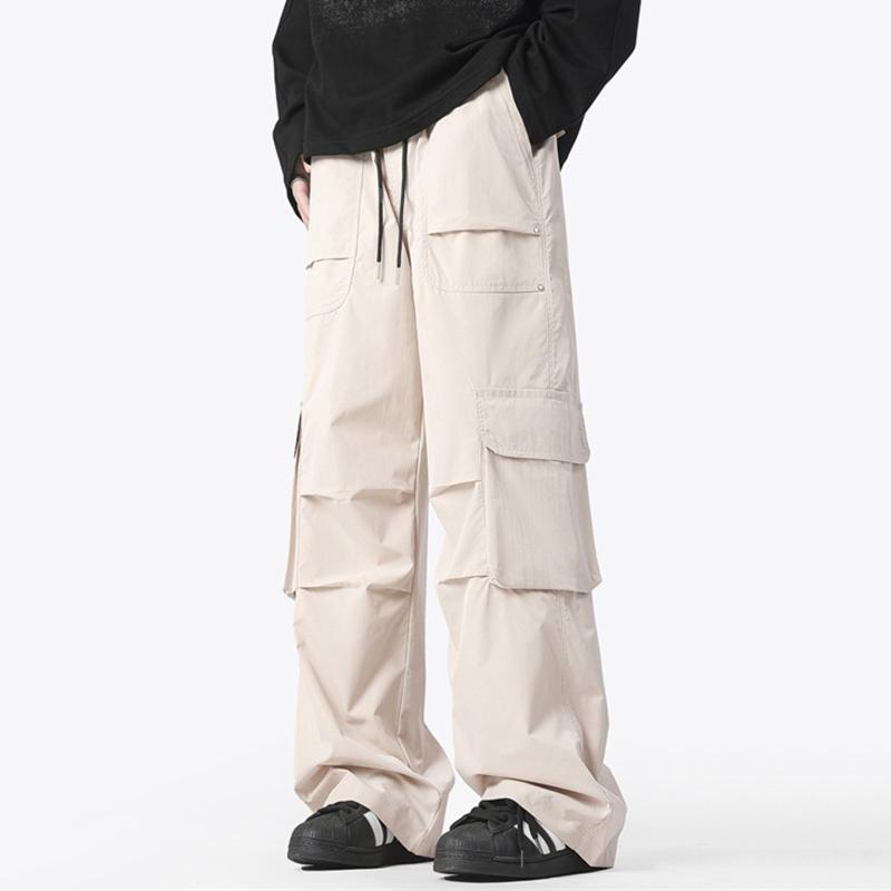 Retro Paratrooper Pleated Functional Cargo Pants Product Image