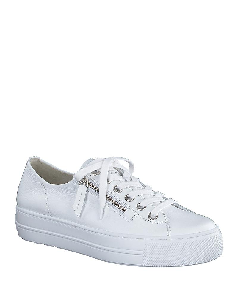 Paul Green Womens Skylar Lace Up Zip Sneakers Product Image