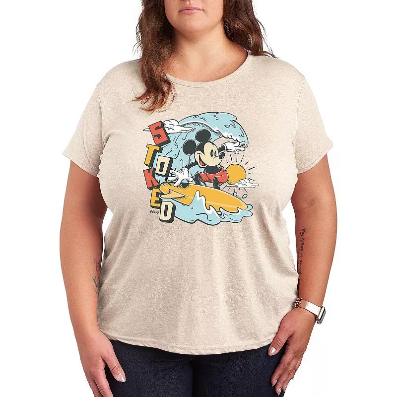 Disney's Mickey Mouse Plus Stoked Graphic Tee, Women's,  Product Image