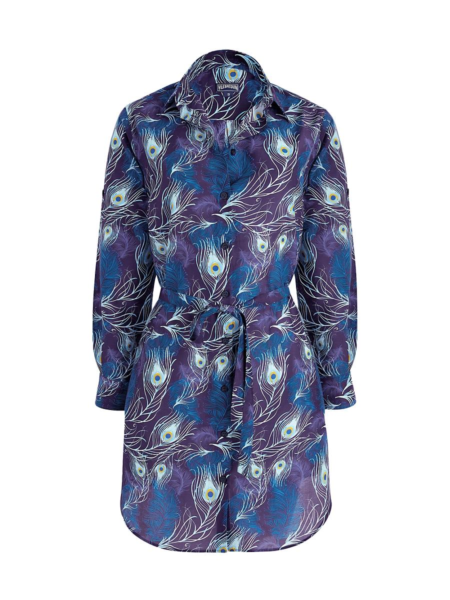 Vilebrequin Women's Eyes Of The Wind Cotton Silk Shirt Dress Product Image