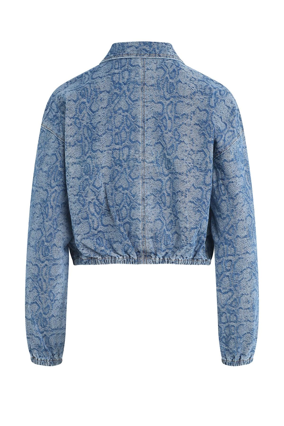 Cropped Zip Up Jacket Female Product Image